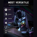 Ozeino - Gaming Headset for Xbox, PS5, PC - Noise Canceling, 3.5mm Jack