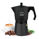 Cecotec Italian Coffee Maker Cumbia Mokclassic 900 in Black, designed for 9 cups of espresso