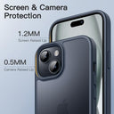 JETech - Matte Case for iPhone 15, Shockproof, Military Grade, Anti-Fingerprint