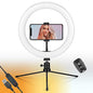 GEMWON - 10 Inch LED Selfie Ring Light with Tripod for Mobile and Laptop