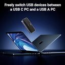 UGREEN - USB Switch A & C Input for 4 Devices, Remote Selector for PC & Laptop