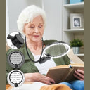 Enhance your reading experience with Binboubou's 5X LED Hands-Free Magnifying Glass. Ideal for seniors, low vision, and crafting. Shop now for clarity! Keywords: magnifying glass, LED light, hands-free, low vision, seniors