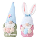 Xileny Easter Bunny Doll Ornament - Pink Ears, Cloth Material