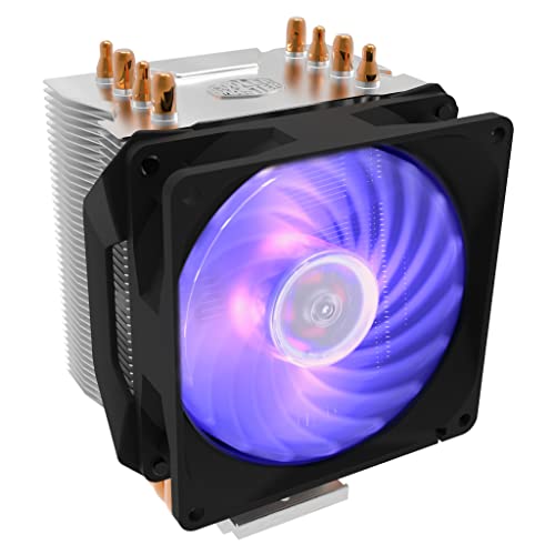 Cooler Master - Hyper H410R RGB CPU Air Cooler, Low Profile, 92mm PWM Fan