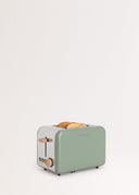 CREATE Retro Sage Green Toaster with 6 Power Levels