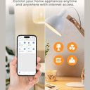 Refoss - 16A WiFi Smart Socket with HomeKit, Energy Measurement & Voice Control