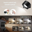 Eujam - LED Indoor Wall Light with Rechargeable Battery, 3 Colour Modes, Dimmable