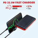 Paidashu - Power Bank Pack of 2, 10600 mAh, 22.5W Fast Charging, USB-C