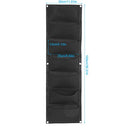 Aramox - Felt Wall Vertical Garden Pockets, 7 Pockets for Indoor/Outdoor Use