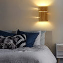 Aanyhoh - Vintage Industrial Wood Wall Lamp, E27, Warm White 3000K, Durable Design