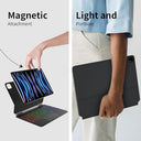 Iflip - Magnetic Keyboard Case for iPad Pro 11" & Air 5th Gen, 7 Color Backlit