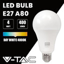 V-TAC - LED Light Bulb A80 20W, 2452 Lumen, Energy Efficient, 4000K Neutral White