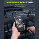 Anykit - Dual Lens 1080P Borescope with Light, IP67 Waterproof, 4.0" Screen