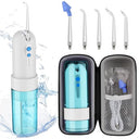 Koovon Cordless Water Dental Flosser with 5 Jet Tips