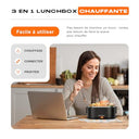Quilted Northern - 100W Electric Heated Lunch Box, 1.8L Insulated, 12V/24V/220V
