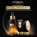 L’Oréal Paris - Midnight Serum & Night Cream Gift Kit - Anti-Wrinkle, Radiance, Firmness, Antioxidant Complex