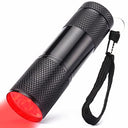 Dorekin - 9 LED Waterproof Flashlight with Red Light for Astronomy & Camping