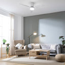 Cecotec - EnergySilence Ceiling Fan with LED Light, Remote Control & 6 Speeds