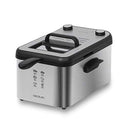 Cecotec CleanFry Infinity Electric Fryer with stainless steel design and cool touch handle