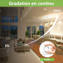 Greenclick - Dimmable LED Recessed Spotlight 5 x 12W, 960 LM, Ultra Flat 13mm