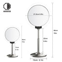 TushengtU - 8.5" Adjustable Lighted Makeup Mirror with 10X Magnification, 360° Rotation