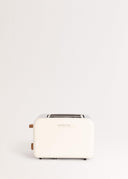 CREATE Retro Off-White Toaster with 6 Power Levels