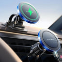 Experience the Lisen 15W MagSafe Wireless Car Charger with powerful magnets. Perfect for iPhone 15, 14, 13, and 12. Universal fit for all MagSafe cases.