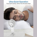 Yardout - 3-Speed Handheld Fan, Portable USB Rechargeable, Mini Travel Fan
