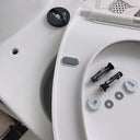 Poxiaoer Toilet Seat Fittings - Universal Screws for Easy Installation
