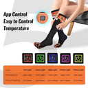 Meoneo - 2024 Large Heated Socks with APP Control, 17H Battery Life, 5 Temp Levels