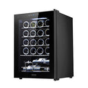 Cecotec GrandSommelier 20000 Wine Fridge in black with stainless steel shelves