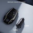 Iniu Car Charger - 66W Dual Fast Charging For Iphone & Samsung