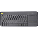 Logitech - K400 Plus Wireless Touch TV Keyboard With Touchpad, AZERTY Layout