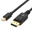 Rankie Mini DisplayPort to DisplayPort Cable, 1.8m, Black