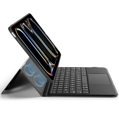 ESR - Ascend Keyboard Case with Trackpad for iPad Pro 11 Inch 2024/5th Gen, Black