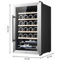 Cecotec Wine Cellar Bolero GrandSommelier 2450 - 24 Bottles With Adjustable Temperature