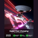 Lisen - 15W Fast Charging MagSafe Car Mount Charger for iPhone 15 Pro Max