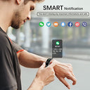 Ecosoon - IP68 Waterproof Smartwatch with Heart Rate Monitor & 123 Sports Modes