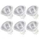Nhqz MR11 GU4 Halogen Bulbs - 12V 20W Dimmable Pack of 6 for Energy Efficiency