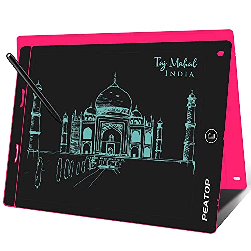 Bropang 8.5" LCD Writing Tablet for Kids - Red Doodle Board, Reusable Drawing Pad, Portable Ewriter, Educational Gift for Students