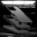 JETech - Heavy Duty Dual-Layer Case for iPhone 15 Pro, Shockproof Protection, Matte Back