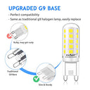 G9 - LED Bulbs Cool White 6000K, 5W Equivalent, Pack of 10, No Flickering