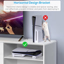 ElectronGeek - PS5 Slim Horizontal Stand with 4 USB Ports & Charging Base