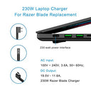 Razer - 230W AC Adapter for Blade Pro 17 & Blade 15 GTX/RTX Models