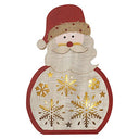 Emos Wooden Luminous Santa Claus with 5 LEDs - Holiday Decor