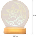 Sdprog - Acrylic LED Eid Mubarak Night Light, Ramadan Lantern, Islamic Decor