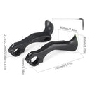 Zhizhouney Bike Bar Ends For Mountain Bikes - Ergonomic Nonslip Grip