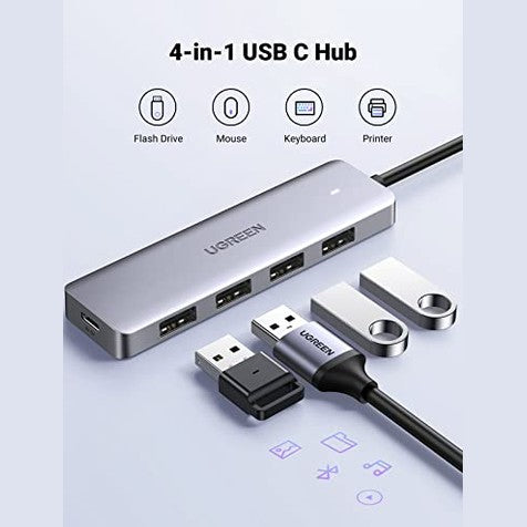 UGREEN - USB C Hub 4 Ports, USB C to USB 3.0 Splitter for Laptop and Devices