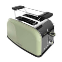 Cecotec Vertical Toaster Toastin' Time 850 Green - 850W Power, Perfect for Thick Bread