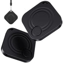 Two black IFMDA Bluetooth trackers designed for easy item location